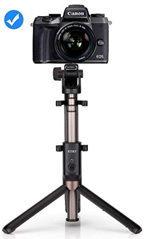 Selfie Stick Bluetooth, 4-in-1 Extendable Selfie Stick Tripod with Wireless Remote Shutter for iPhone12 11/Pro Max/XS/Max/XR/X/8/8P/7/7P/6S, Galaxy S10/S9/S9 Plus/S8/S7/ S6/S5/Note 8, Huawei and More